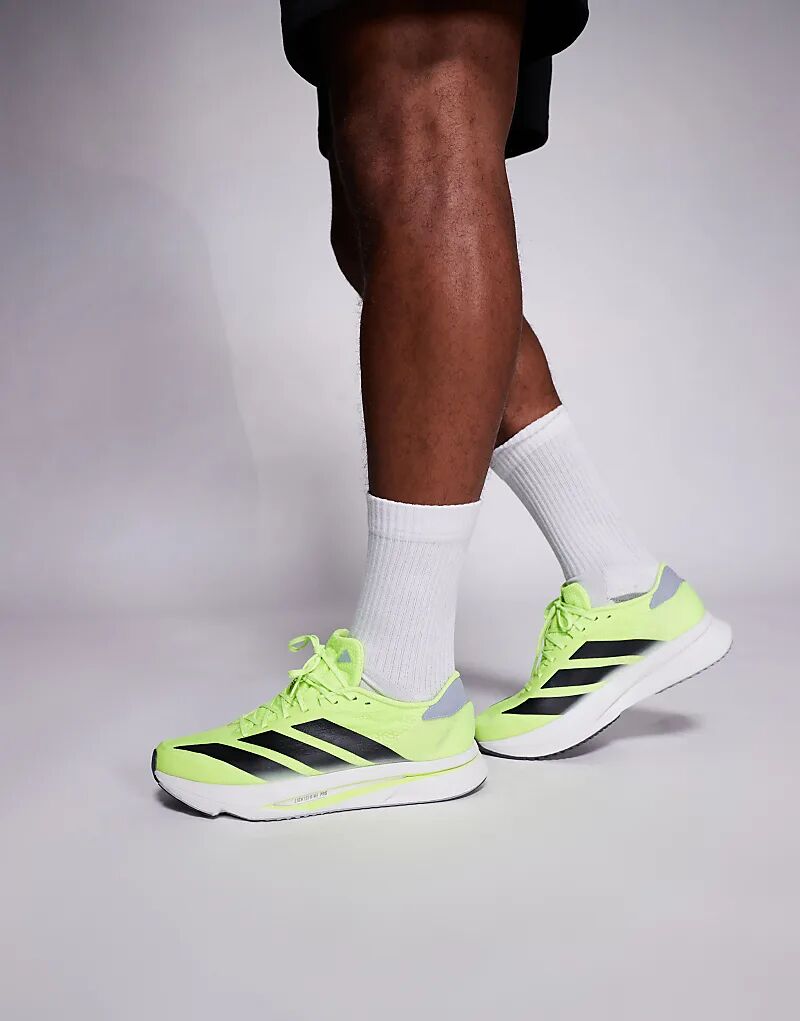 Кроссовки adidas Running Adizero SL2 желтого и черного цветов Adidas Performance