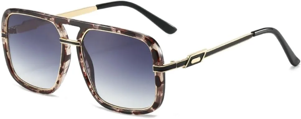 

Солнцезащитные очки в стиле стимпанк, винтажные ретро-очки из металла, мужские и женские, для пляжа и путешествий, защита от УФ-излучения UV400 HDUBFY, C4