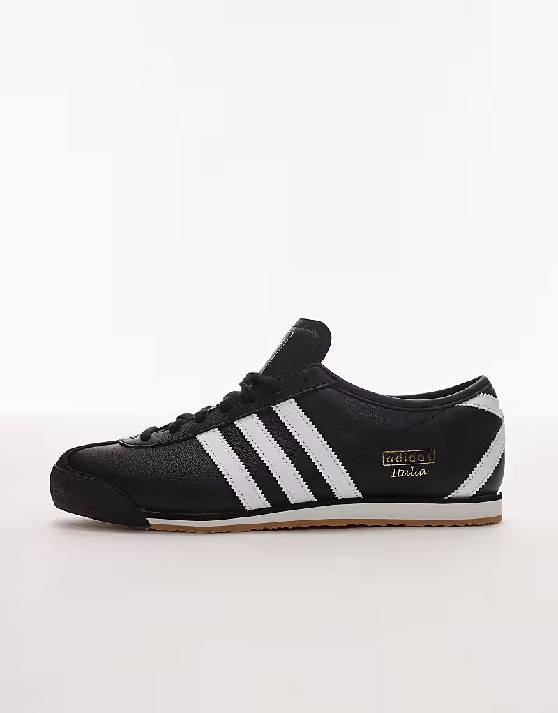 Кроссовки Adidas Originals Italia черного и белого цветов — фото 2