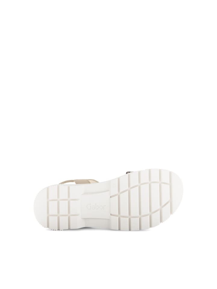 Классические босоножки Gabor Fashion Riemchensandalen, бежевый — фото 4