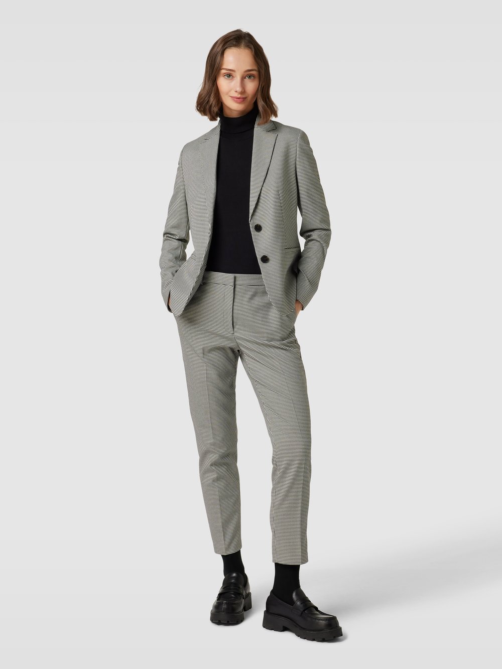 

Блейзер в ломаную клетку Jake*s Collection, черный