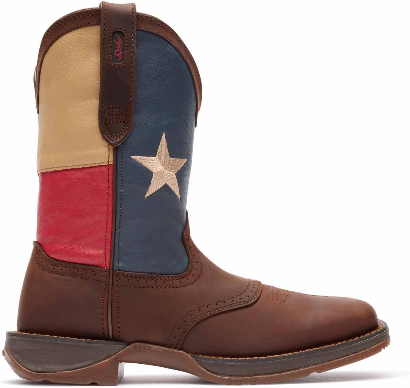 

Мужские патриотические сапоги Durango с символикой Техаса, красный/белый/синий/коричневый