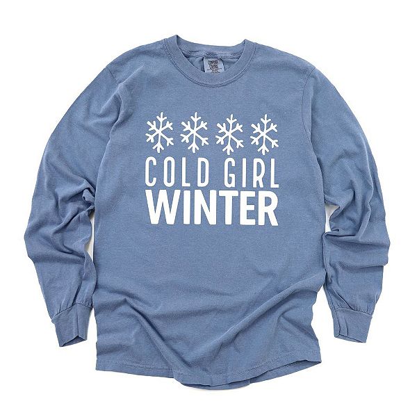 

Футболка с длинным рукавом Cold girl зимняя окрашенная в стиле garment dyed Simply Sage Market, Blue Jean, Зеленый, Футболка с длинным рукавом Cold girl зимняя окрашенная в стиле garment dyed Simply Sage Market, Blue Jean