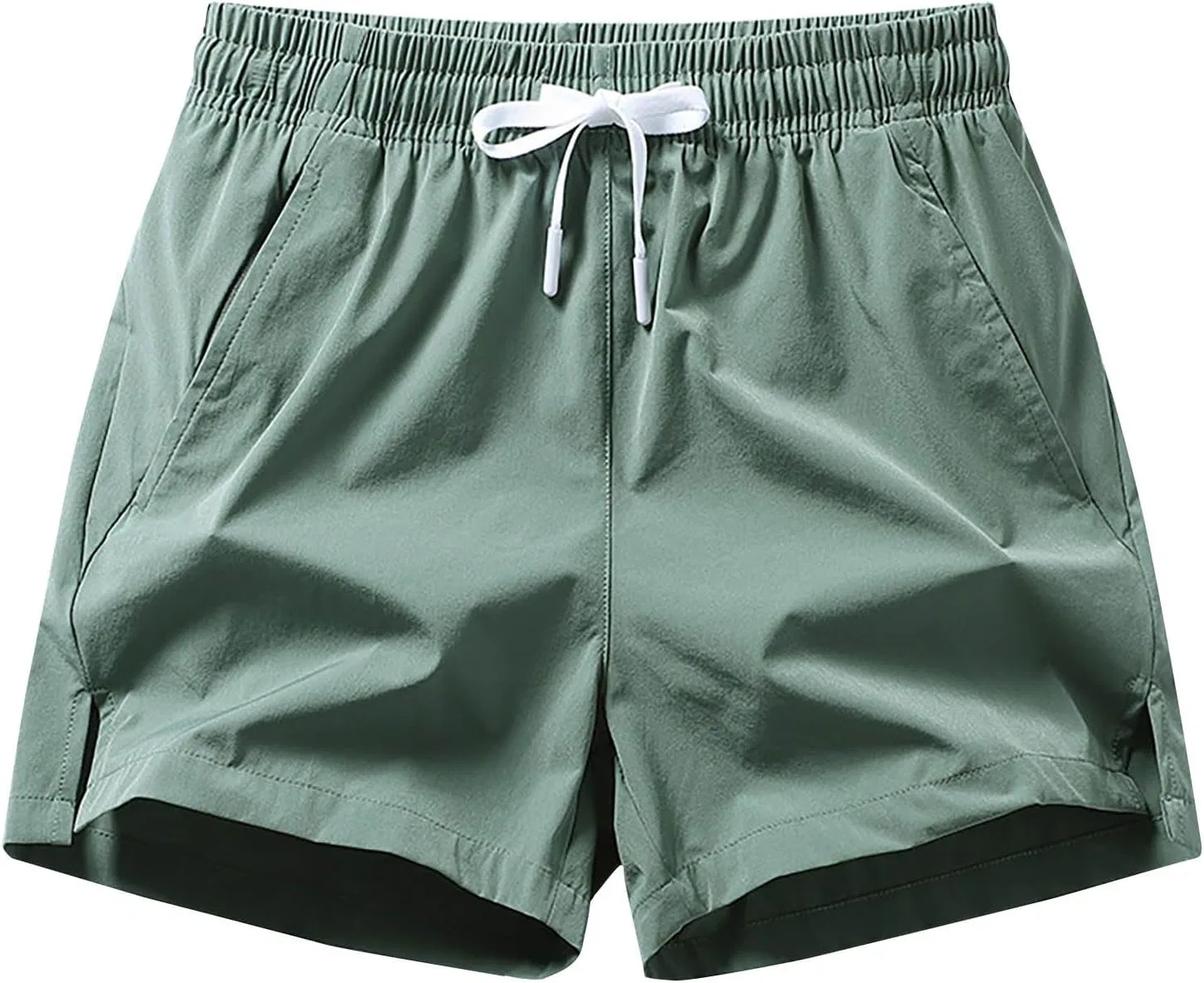 Мужские шорты для бега и спорта, быстросохнущие, 5 дюймов, Army Green