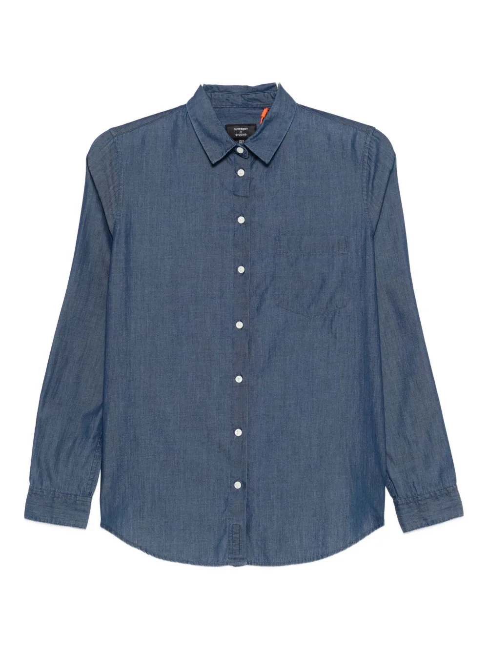 

Рубашка на пуговицах Superdry, синий