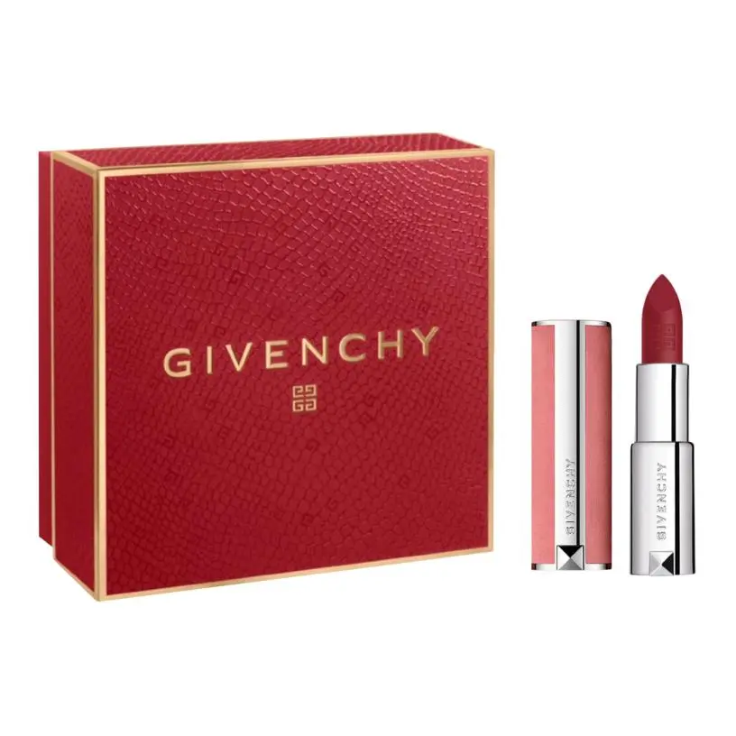 

Givenchy Новогодний лимитированный haute couture розовая бархатная помада матовый тон выравнивающий 3.4g