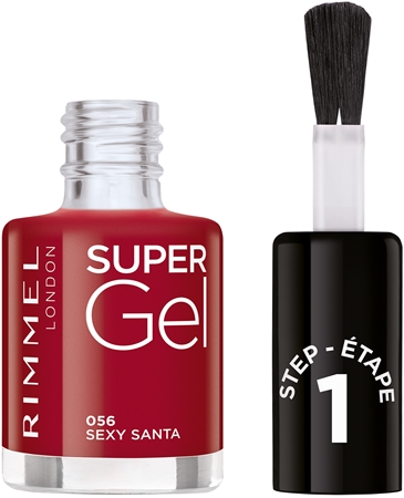 Гибридный лак для ногтей без использования уф/светодиодной лампы Rimmel Super Gel, 056 Sexy Santa 12 ml — фото 3