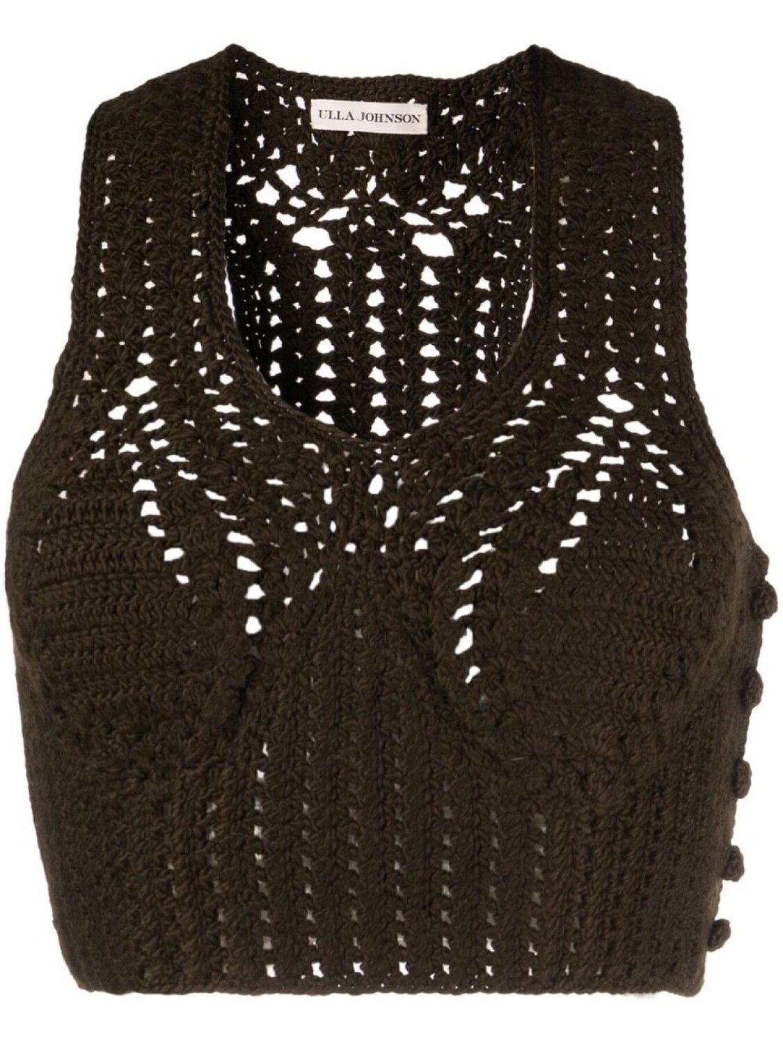 

Ulla Johnson трикотажный топ-бра, зеленый