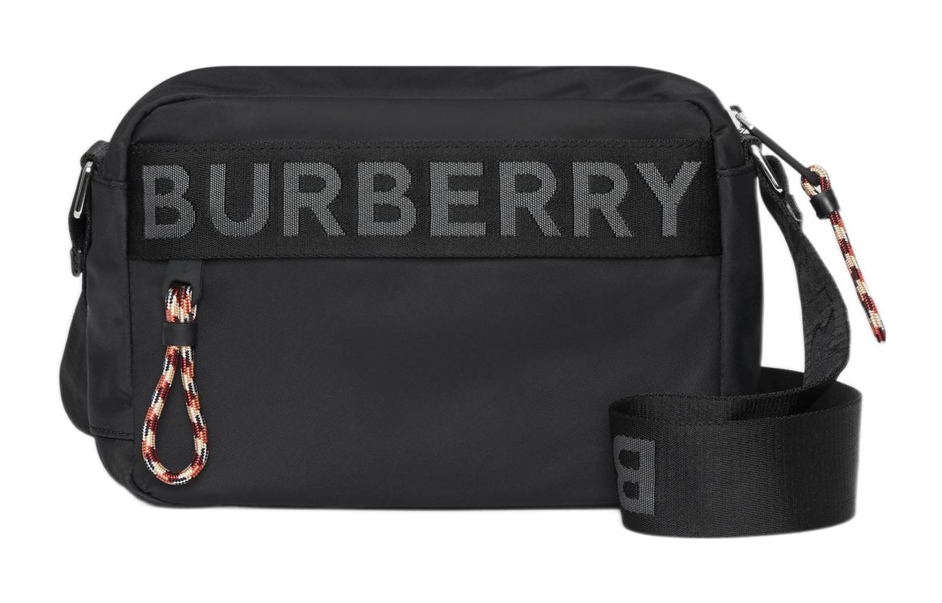 

Burberry Эконил Логотип Кроссбоди черный