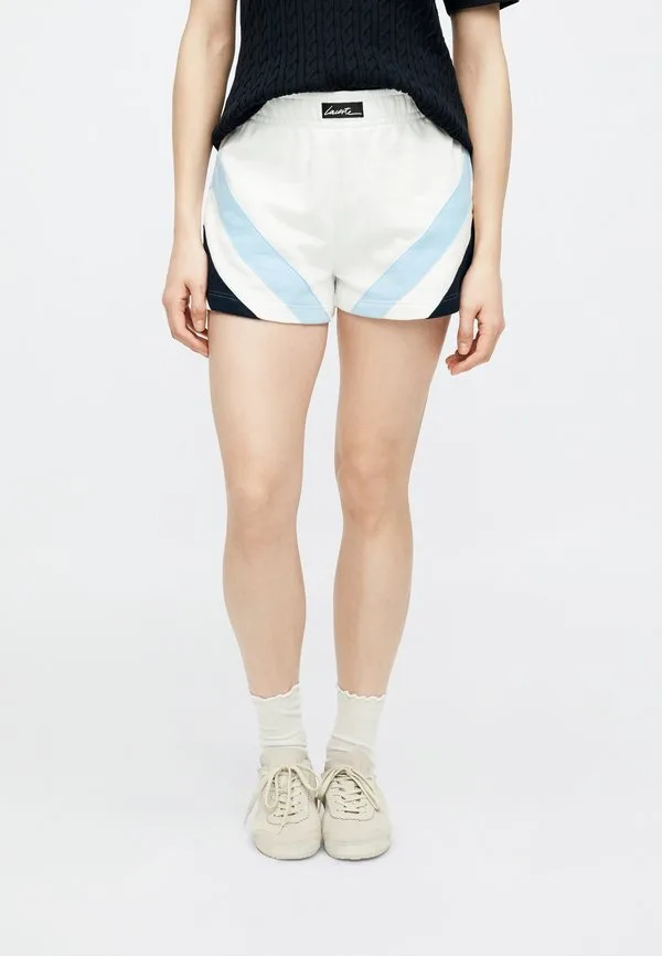 Шорты Lacoste Blanc, Классические хлопковые шорты, Белые — фото 3