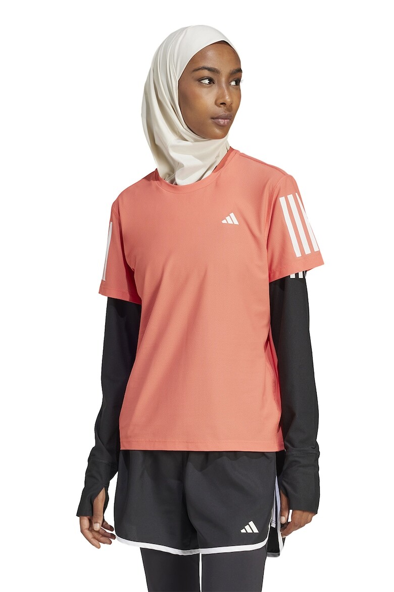 

Футболка Own The Run Run с овальным вырезом Adidas Performance, оранжевый