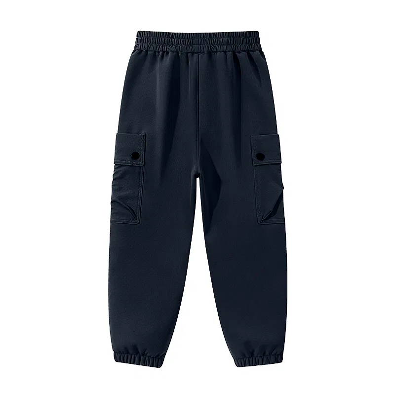 Детские карго-штаны PEAK Navy Blue/PK Red Blue Multicolor Silicone K — фото 3