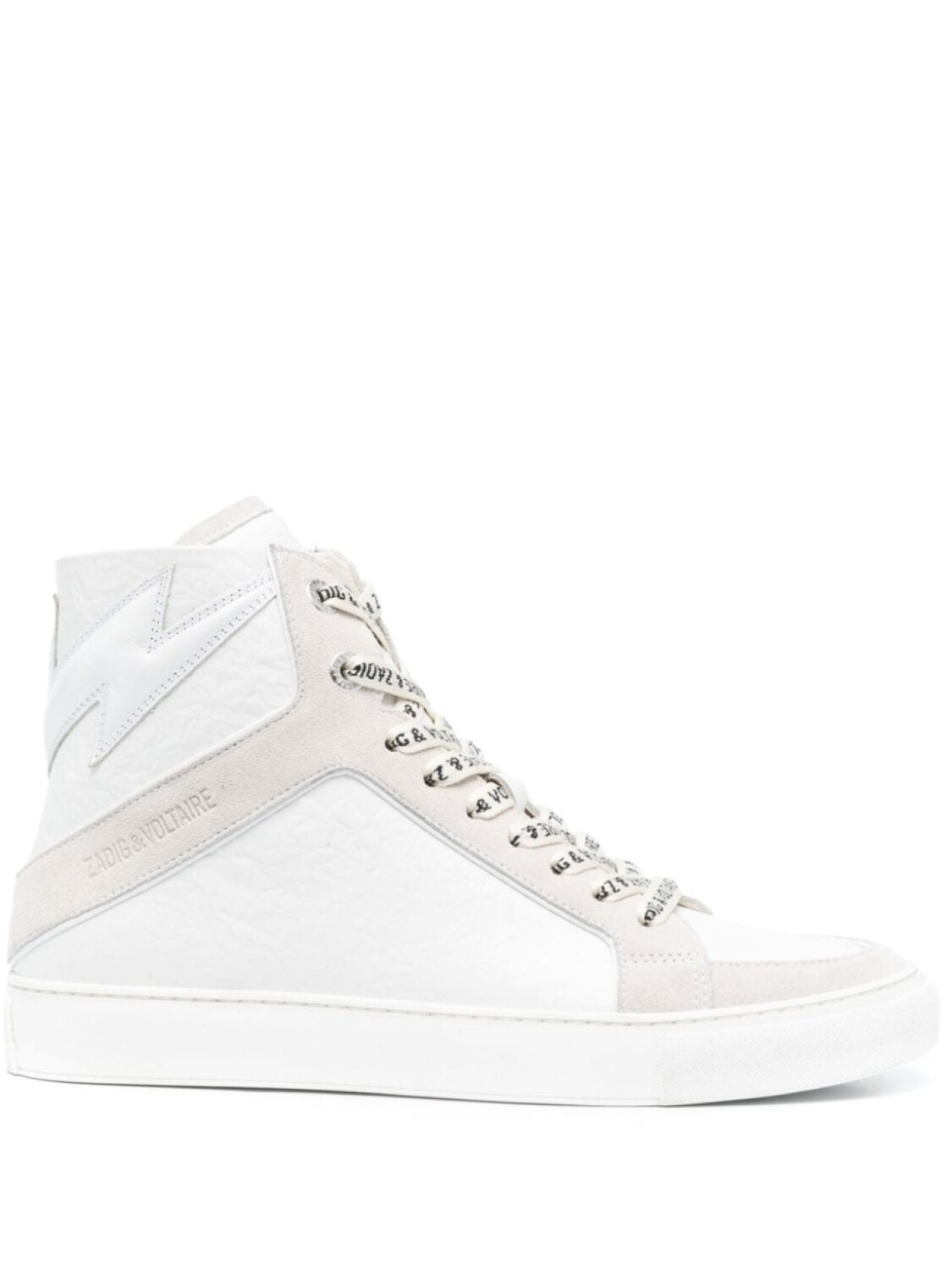 

Zadig&Voltaire кроссовки High Flash со вставками, белый