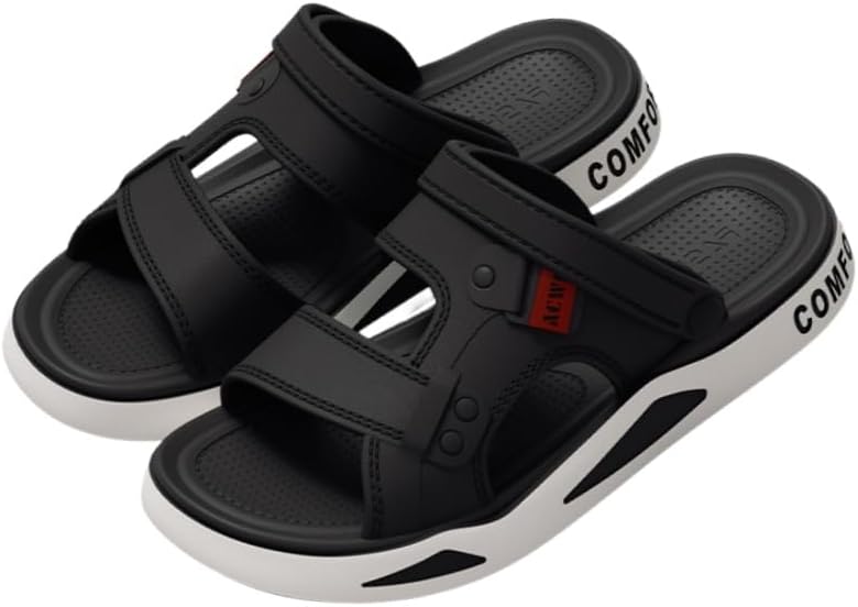 

Мужские дышащие пляжные туфли с противоскользящей подошвой- комфортные и повседневные- летние сандалии Fusecottc, коричневый