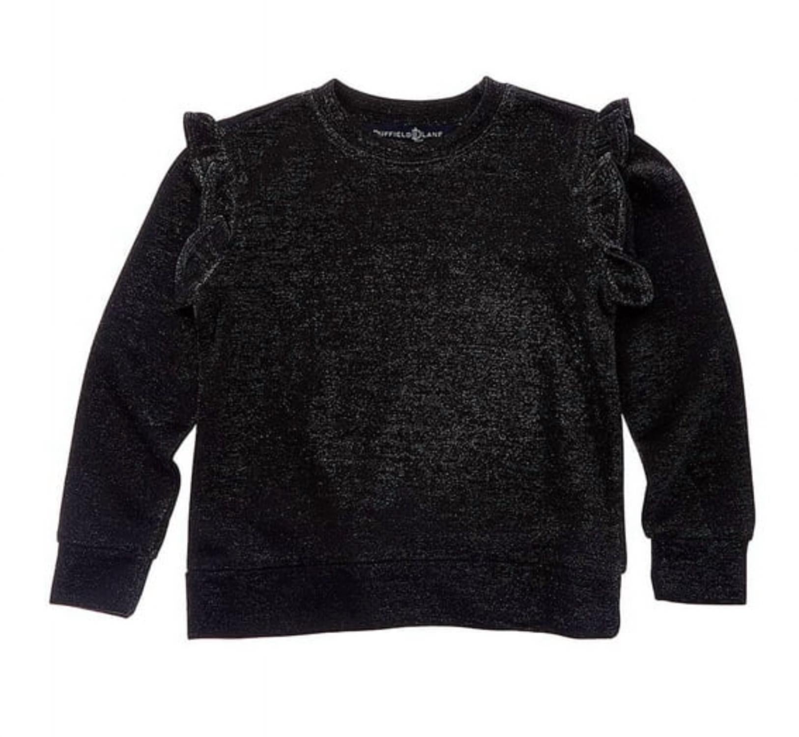 

Детский свитер Comet с блестками в черном цвете Duffield Lane