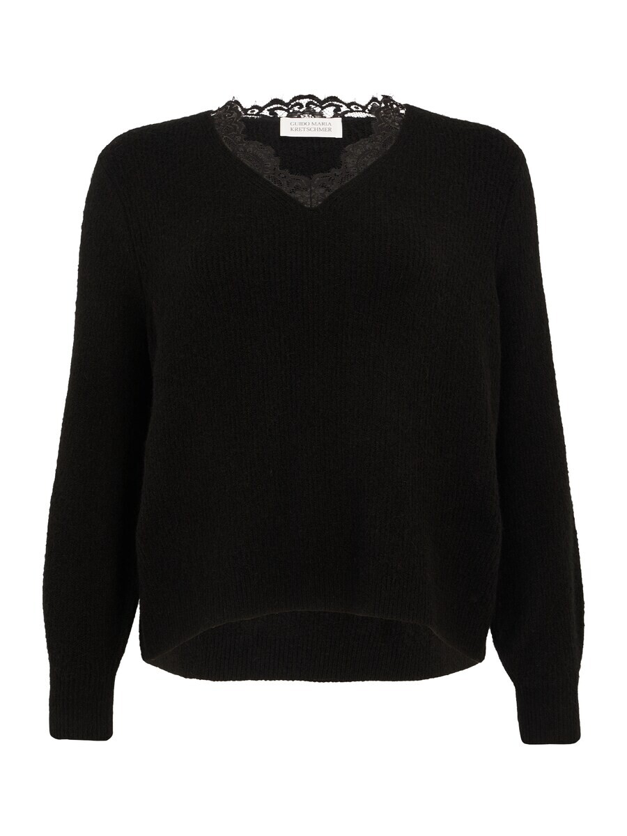 

Тонкий вязаный свитер Guido Maria Kretschmer Curvy Sweater Ella, черный