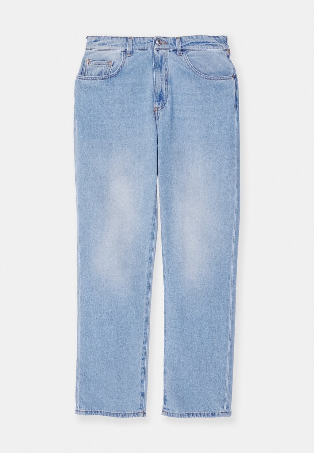

Джинсы прямого кроя CHOKER TROUSERS GCDS, синий деним