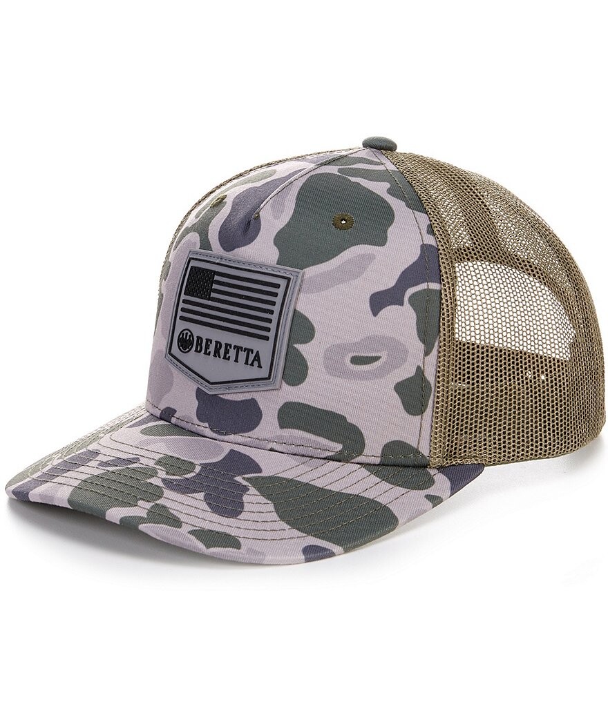 

Beretta PM Duck Camo Кепка дальнобойщика, зеленый