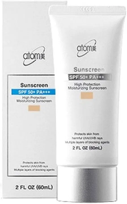 Солнцезащитный крем для лица Atomy Sun Cream Beige SPF50+/PA+++, набор 2 шт по 60 мл — фото 2