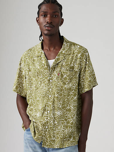 

Классическая рубашка для похода Levi's, цвет Lennox Floral Olive Branch - Green