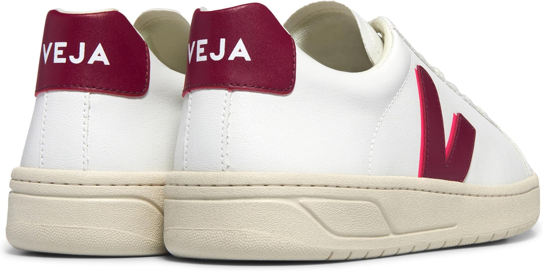 Кроссовки VEJA Urca, цвет White/Marsala/Rose Fluo — фото 2