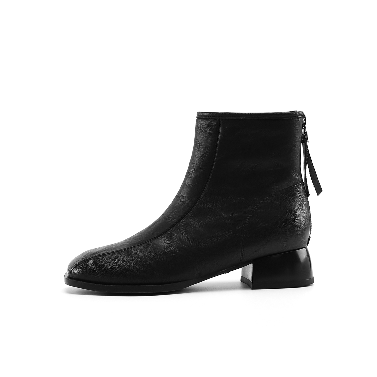 JOSINY Женские черно-коричневые ботильоны Black Brown, цвет Black