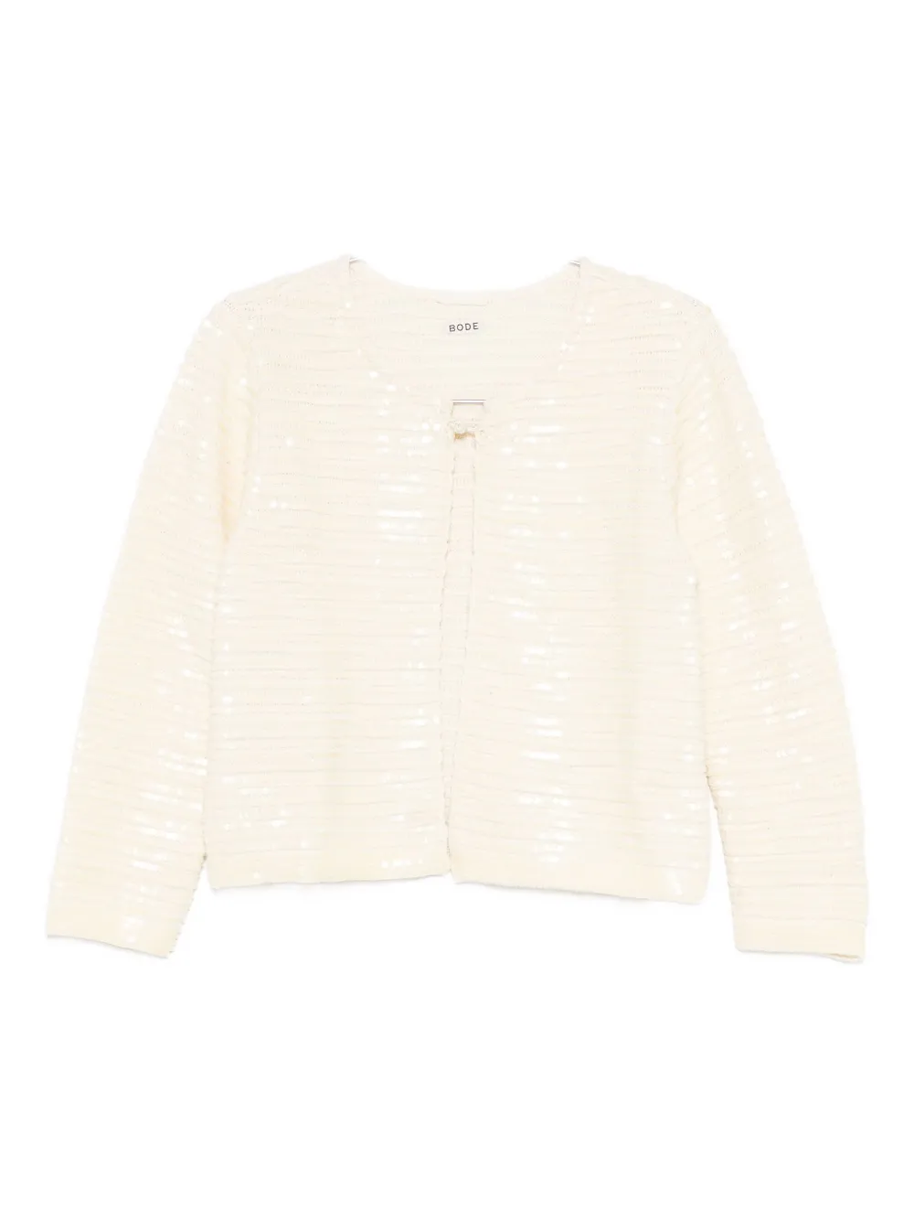 

Кардиган, украшенный пайетками Bode, нейтральный