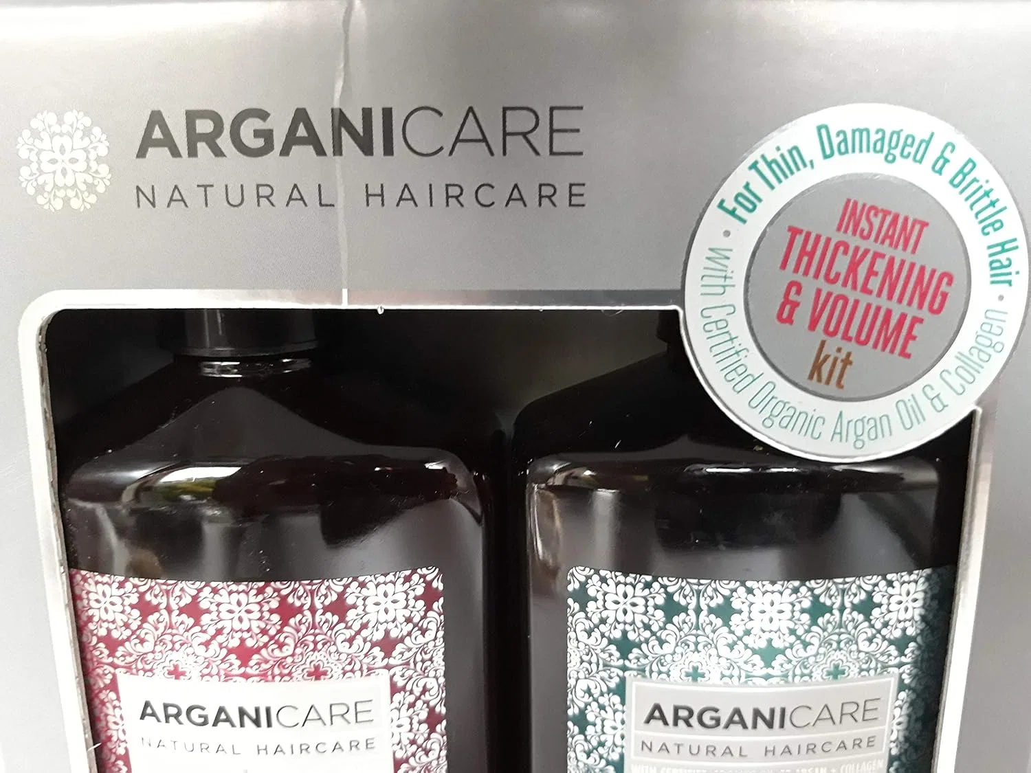 Натуральный шампунь и кондиционер Arganicare Collagen + Argan Oil (2 x 400 мл) Arganicare — фото 4