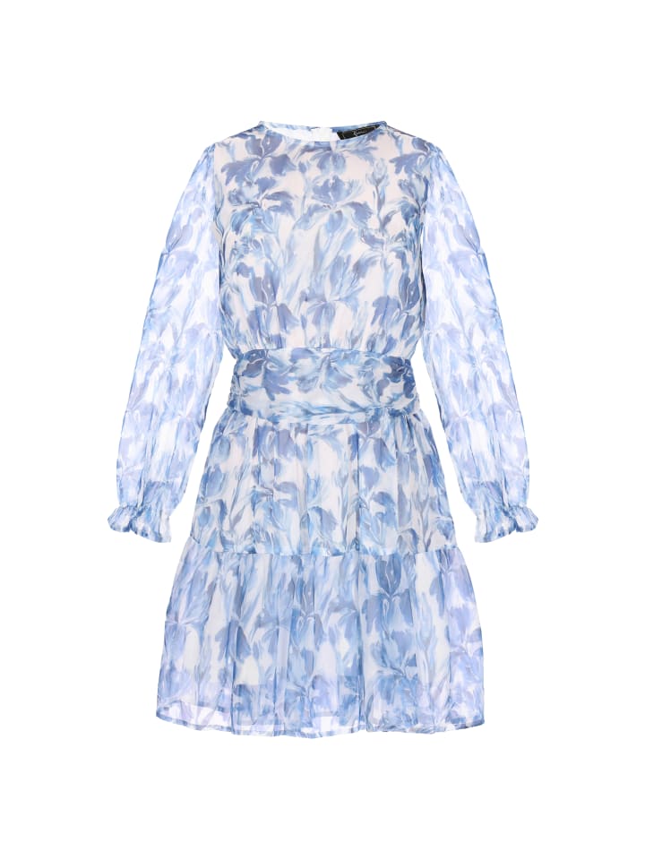 

Faina Женское платье синего многоцветного цвета