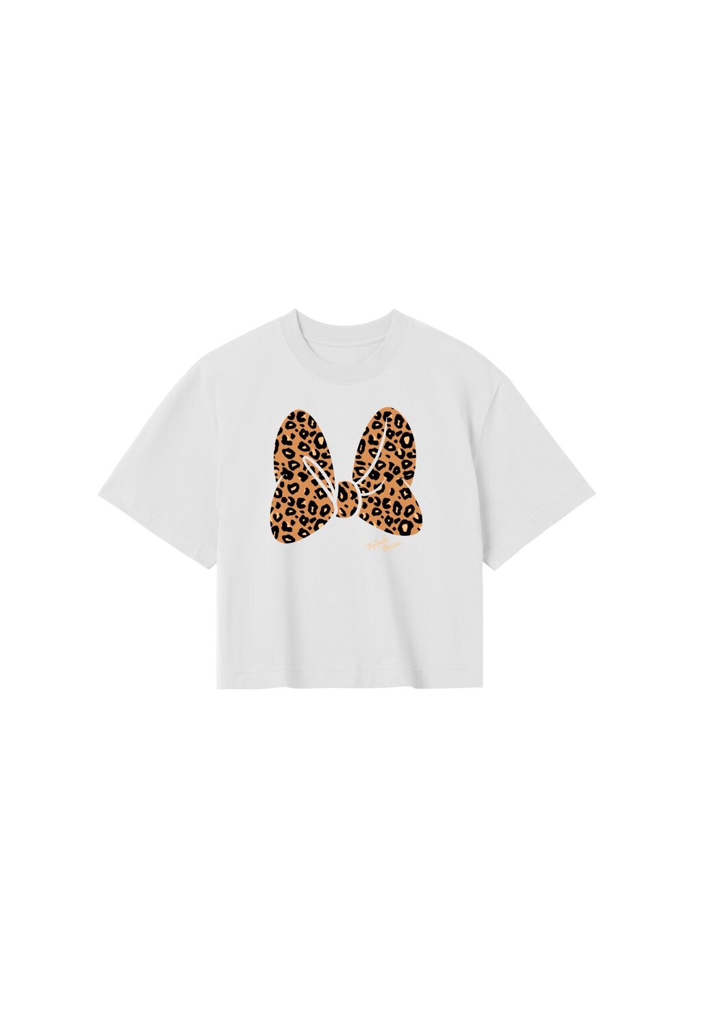 

Футболка с принтом MICKEY & FRIENDS ANIMAL PRINT BOW Disney, белый