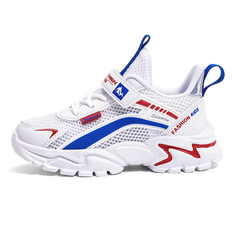 

Легкие, амортизирующие, дышащие, нескользящие низкие повседневные кроссовки для детей TROADLOP, синий