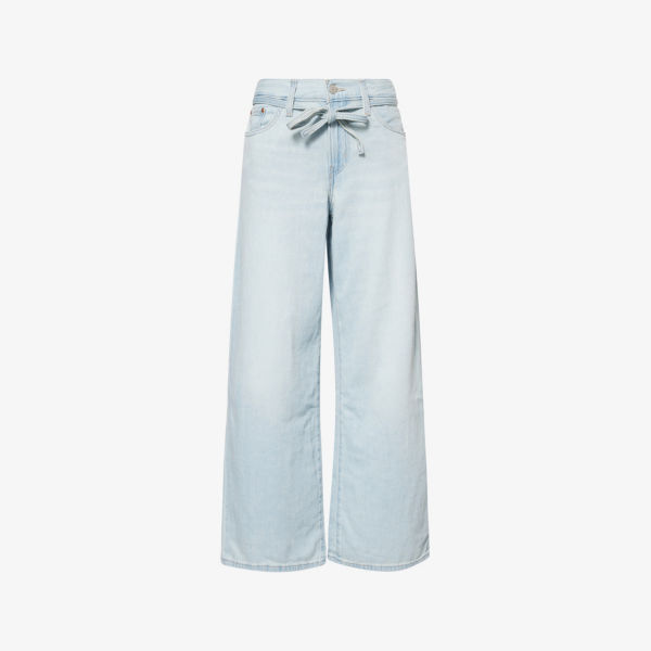 

Прямые джинсы свободного кроя XL из облегченного денима Levis, цвет luxury trip