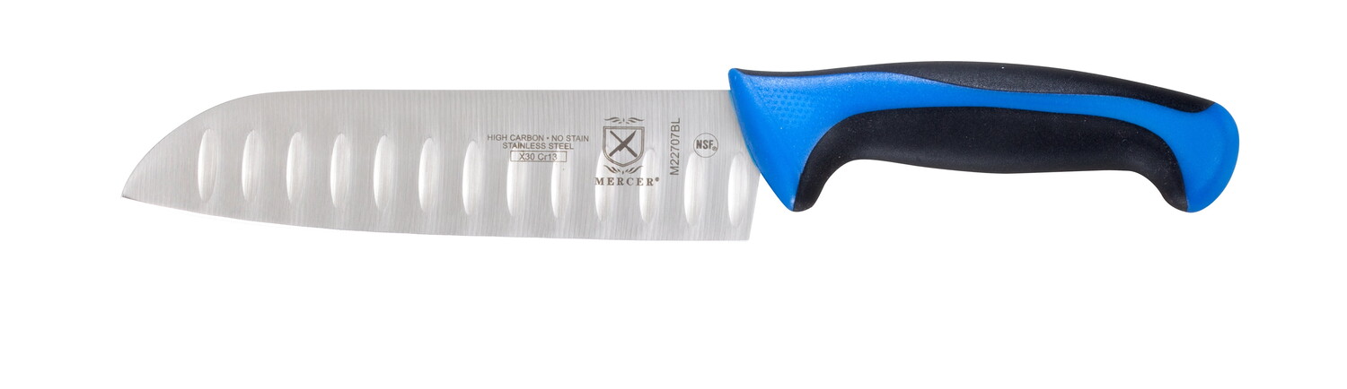 

Нож Mercer Cutlery Millennia 7 дюймов, синий