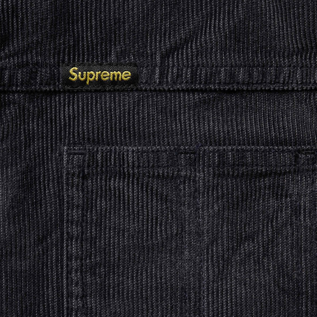 Стираная вельветовая рубашка Supreme, темно-розовый/розовый — фото 4