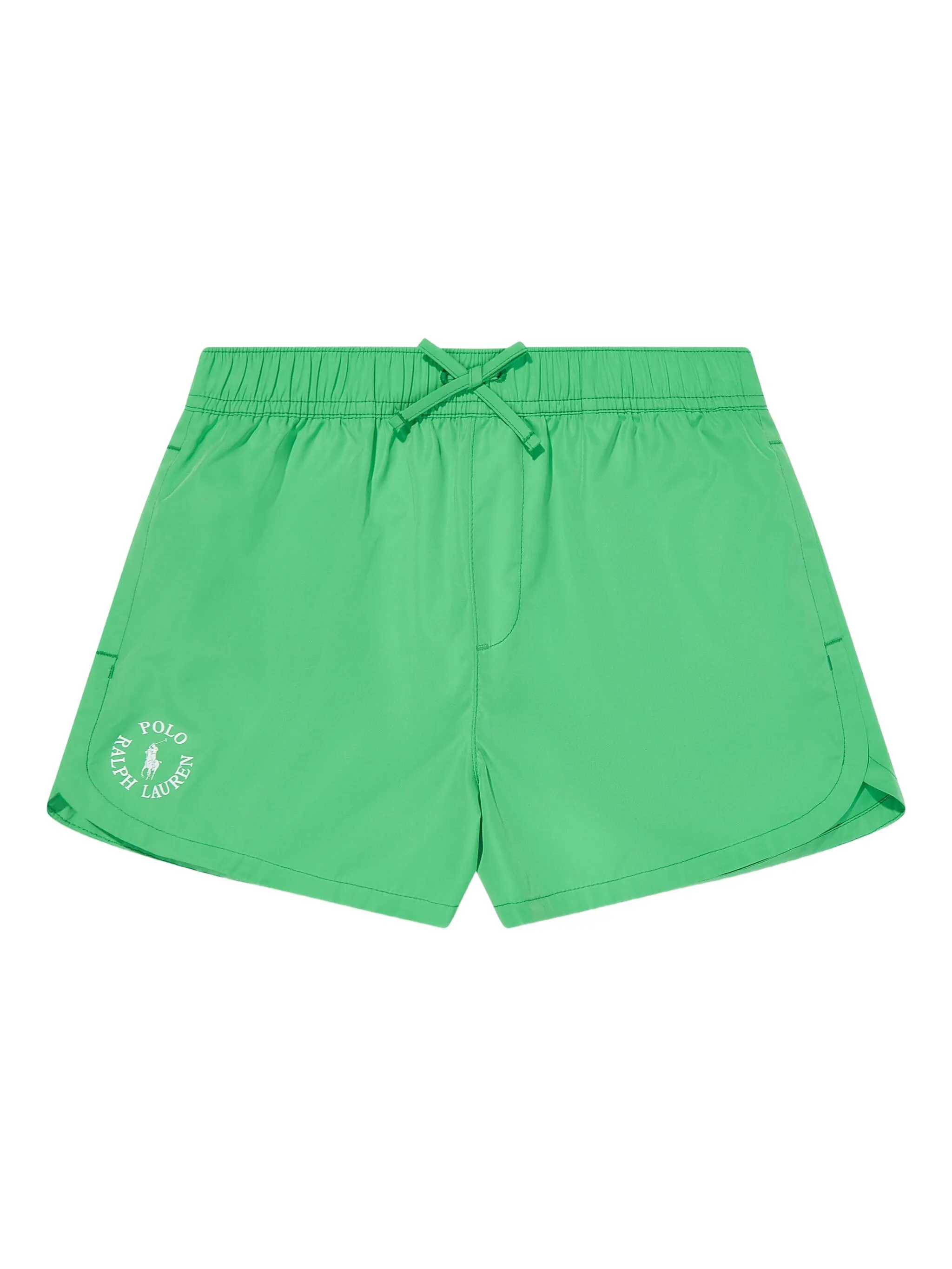 

Шорты с эластичным поясом и вышитым логотипом Polo Ralph Lauren Kids, зеленый
