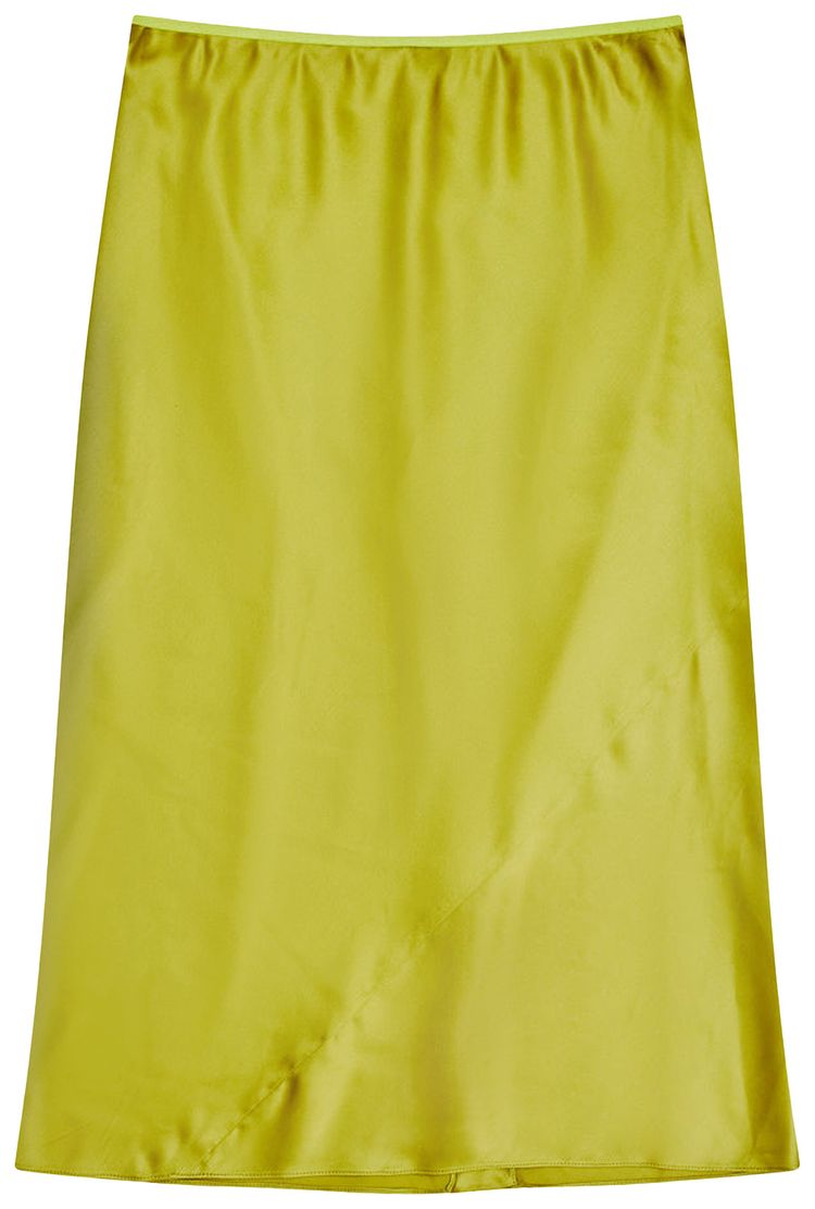 

Юбка Dries Van Noten Satin Skirt 'Olive', зеленый