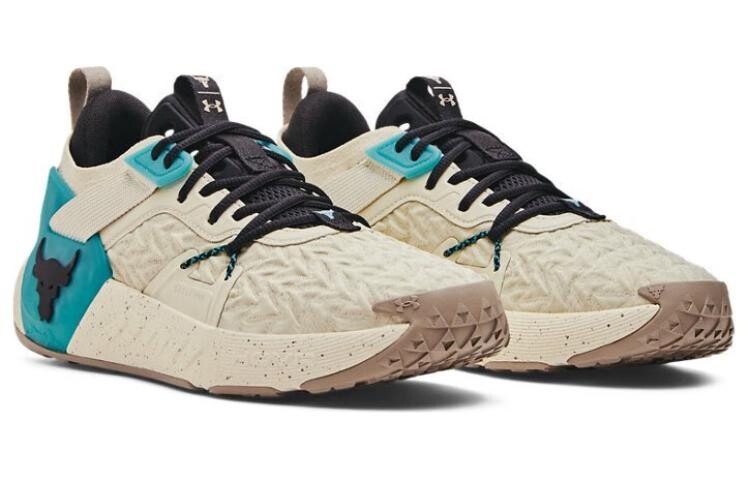 Кроссовки Under Armour Project Rock 6 Training Shoes Men Low-top Pink/Grey, цвет Silt — фото 3