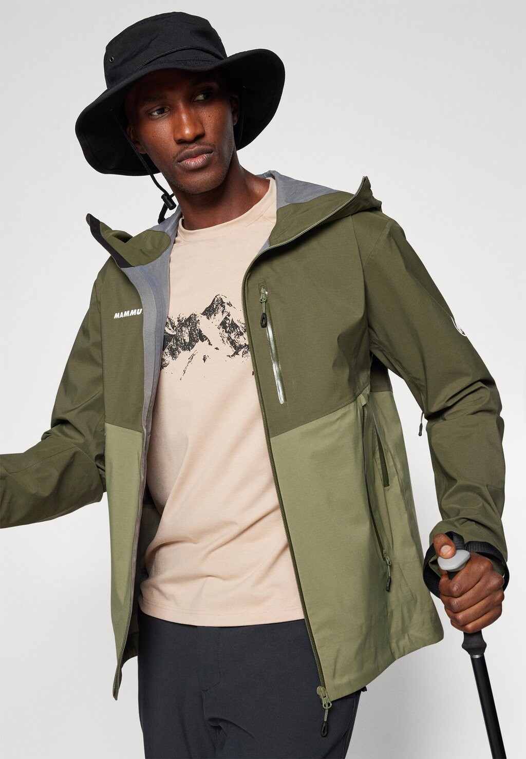 

Жесткая куртка ALTO GUIDE HOODED Mammut, коричневый