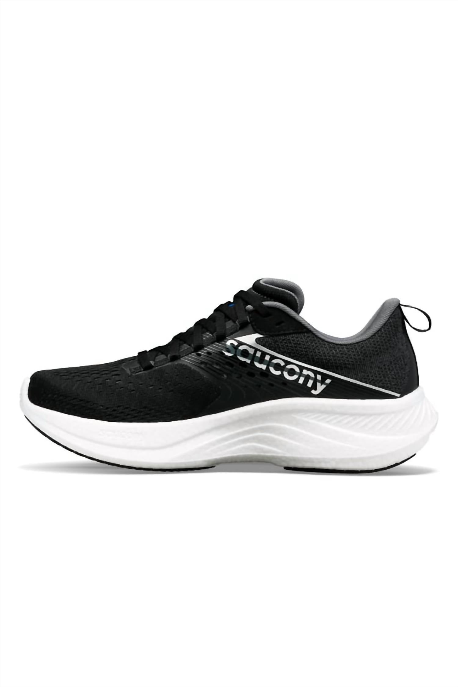Женские кроссовки Ride 17 Wide в черно-белом цвете SAUCONY — фото 3