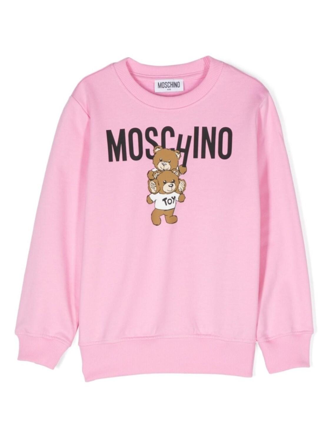 

Moschino Kids толстовка с логотипом, розовый