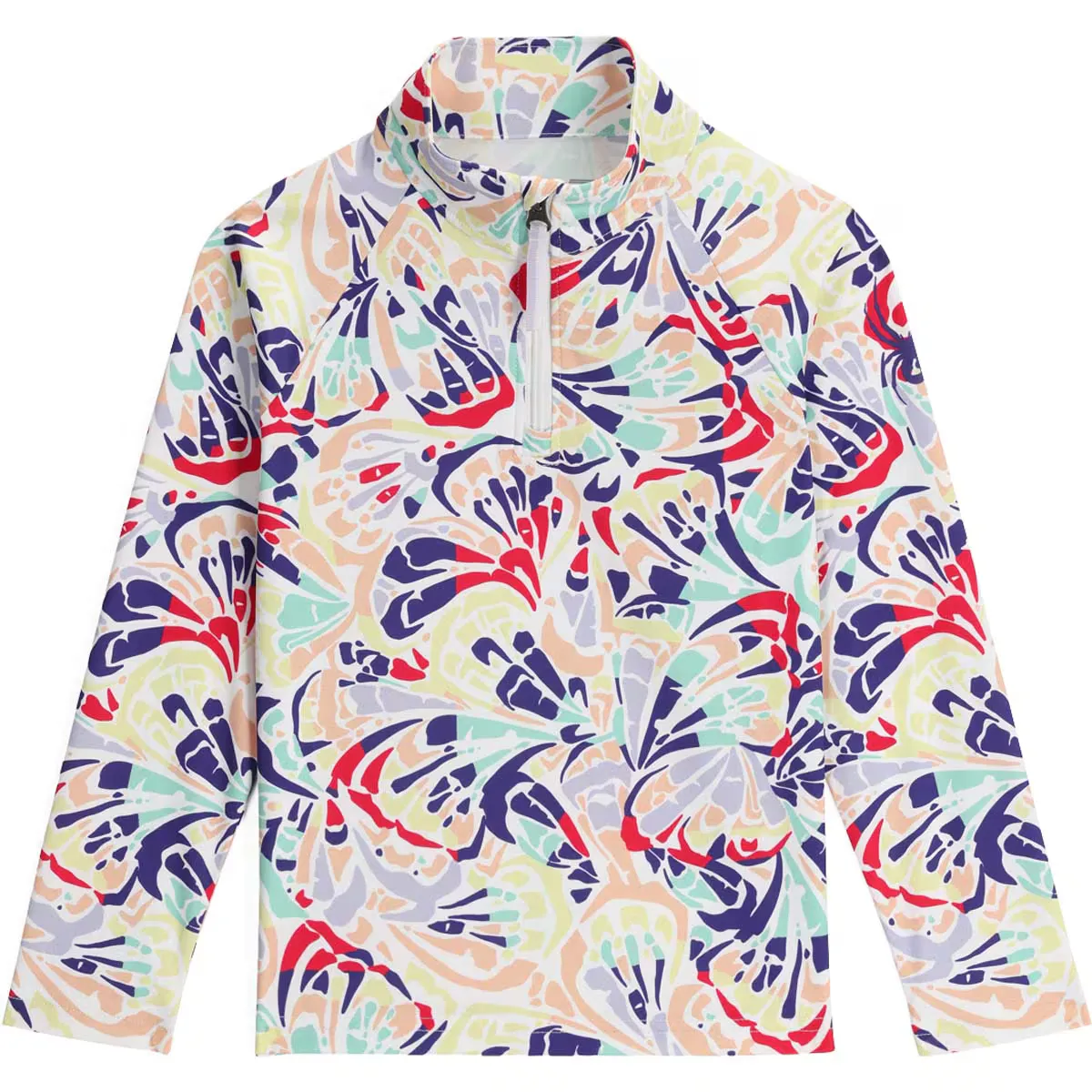 

Детская футболка Bitsy Reflect 1/2 Zip Spyder, мультиколор