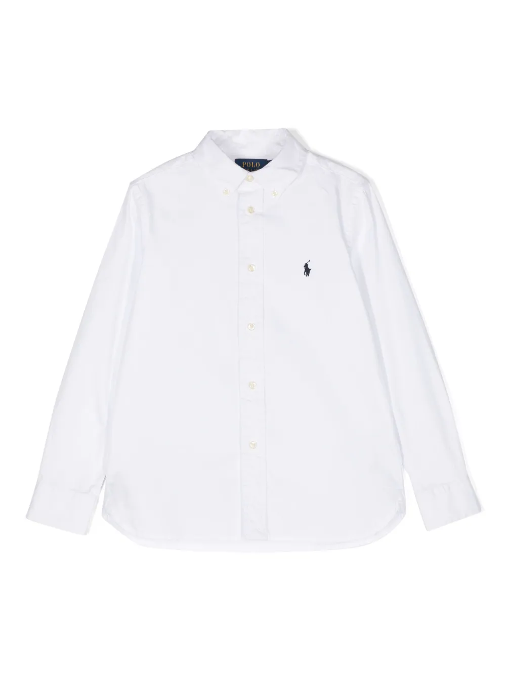 

Рубашка с логотипом Polo Pony POLO RALPH LAUREN KIDS, белый
