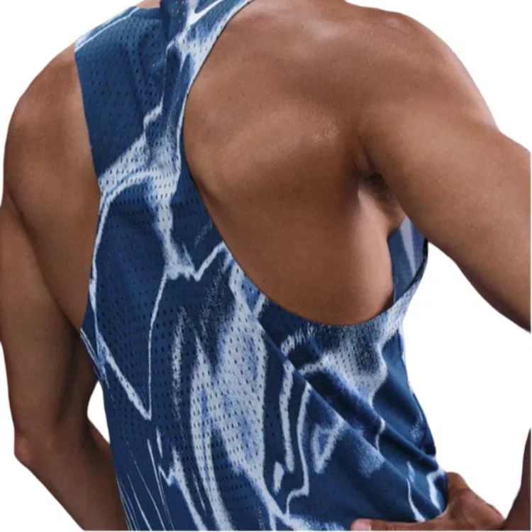 Майка беговая AeroSwift Men's Dri-FIT Adv Nike, Coastal Blue — фото 4