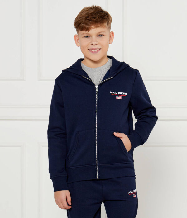 

Толстовка детская Polo Ralph Lauren на молнии, синий