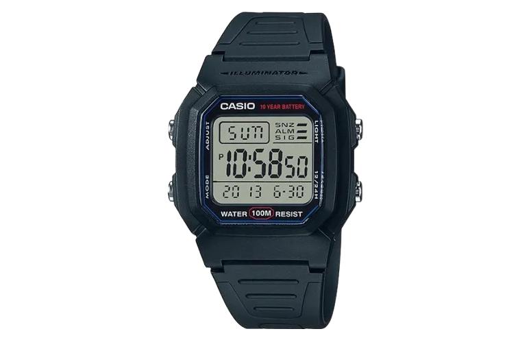 

Мужские серые часы W-800H-1AV CASIO