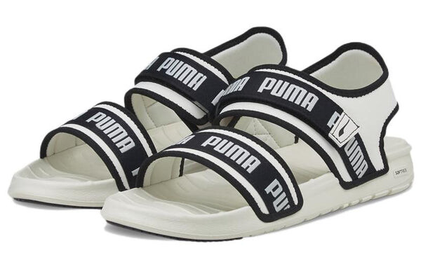 Сандалии softride slide 'wordmark - marshmallow' Puma, белый — фото 3