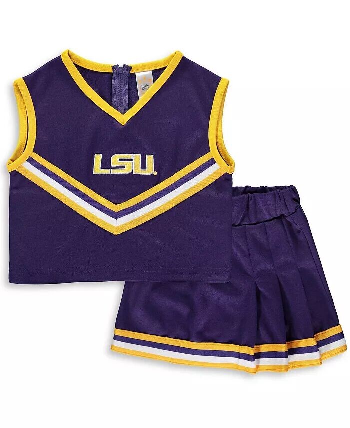 

Комплект из двух предметов поддержки Big Girls Purple LSU Tigers Little King Apparel