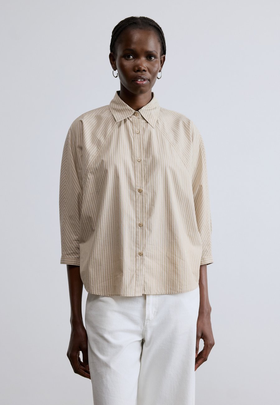 

Блуза BOSS BELENTA, Rust Copper/Beige