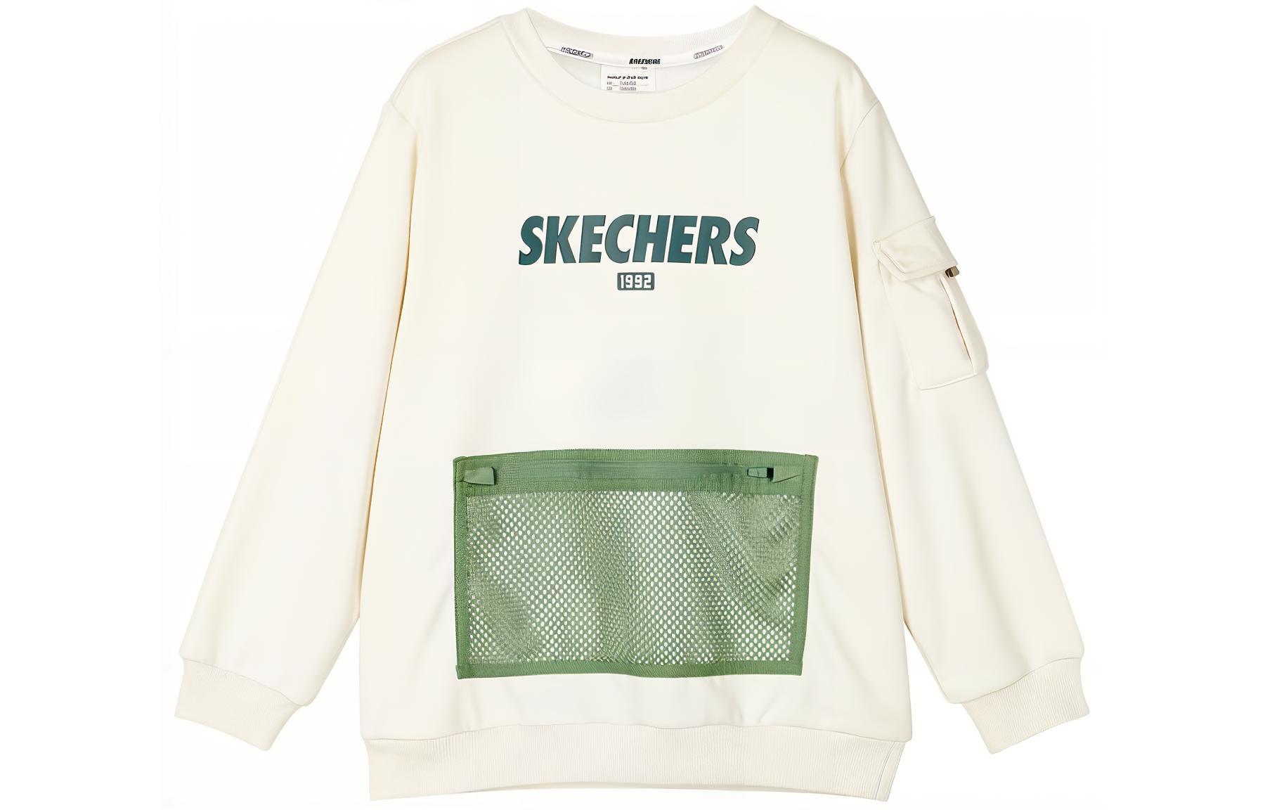 Свитшот для младших школьников Skechers, цвет Tofu White/0211 — фото 2