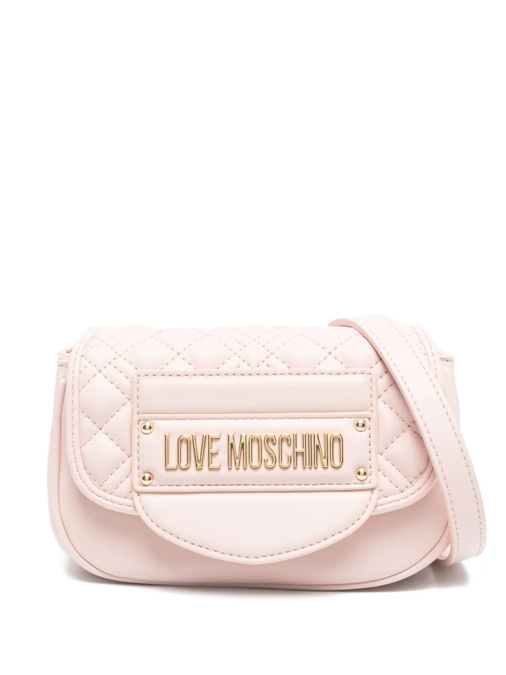 

Сумка через плечо с логотипом Love Moschino, розовый